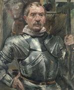 self portrait in armor Lovis Corinth